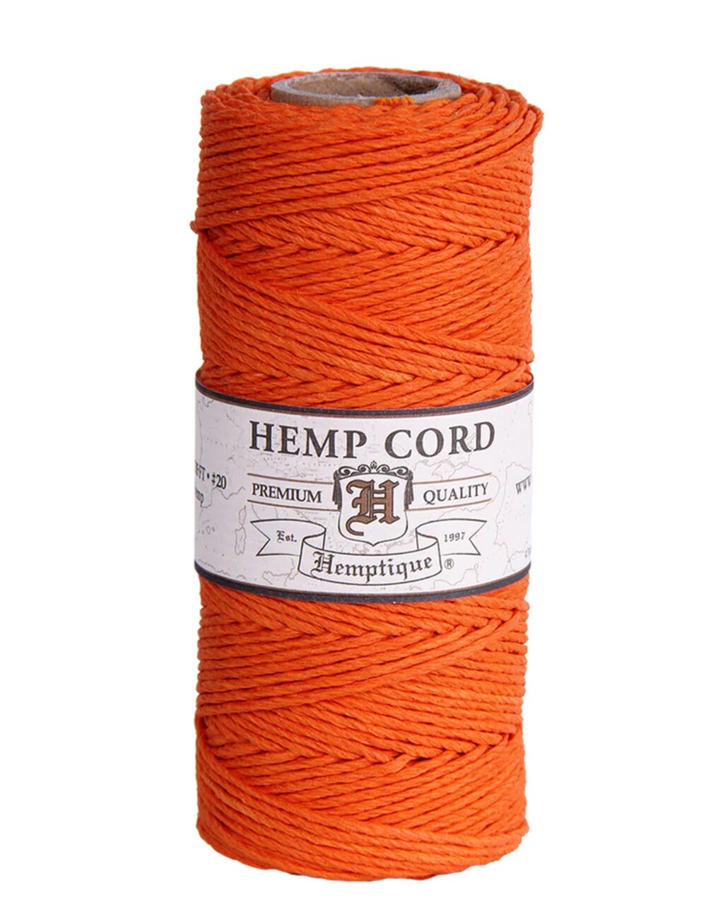 Hemptique 1mm #20 Hemp Cord Spools Jewelry Making Macrame Crochet Crafting Gift Wrapping